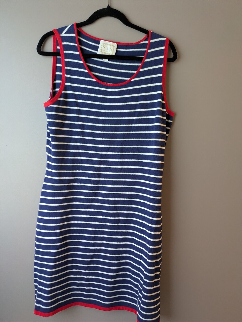Sail To Sable L Striped Dress
